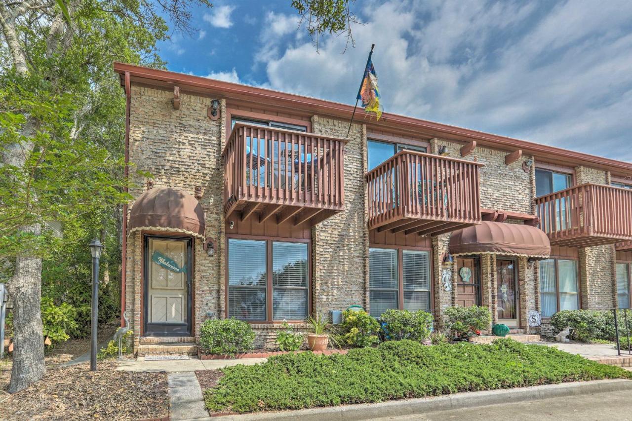 North Myrtle Beach Townhome, 1 Block To Ocean! エクステリア 写真